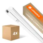 Lot 4x Ledvance Réglette LED Linear Compact Commutateur 8W 800lm - 840  | 60cm